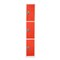 Adiroffice 12 in W, 12 in D, 72 in H, Steel ADI629-203-RED-2PK - alternate 4